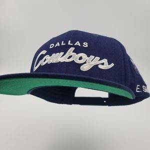 Dallas Cowboys Vintage Style Snapback Hat Emmitt Smith w/ Custom Patches